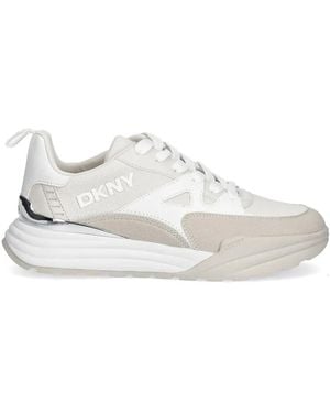 DKNY Logo Sneakers - White