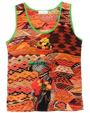 The Artistylist Graphic-Print Tank Top - Red