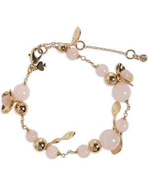 Kate Spade Gilded Garden Bead-Embellished Charm Bracelet - Metallic