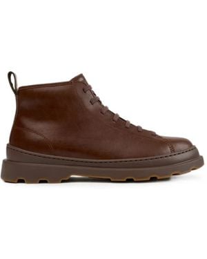 Camper Brutus+ Ankle Boots - Brown