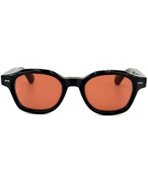 PETER AND MAY Skyloop Geometric-frame Sunglasses - Black