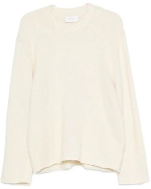 Diana Studio Crew-Neck Knitted Jumper - White