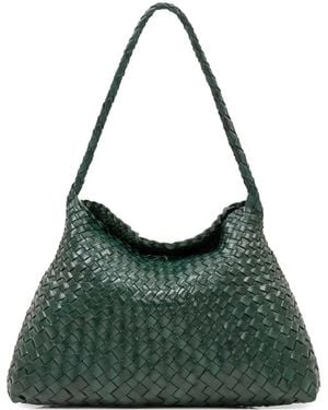 Dragon Diffusion Santa Maria Woven Shoulder Bag - Green
