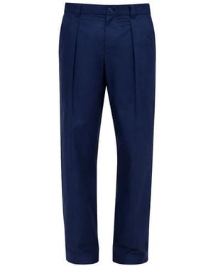 A.P.C. Renato Pleated Trousers - Blue