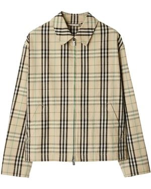 Burberry Classic Cotton Outerwear Jacket - Metallic