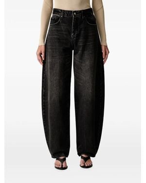 ARMANI EXCHANGE Faded-Effect Jeans - Black
