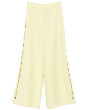 Jonathan Simkhai Cayman Studded Pants - Yellow