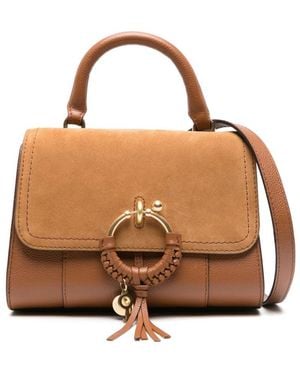 See By Chloé Joan Ladylike Leather Tote Bag - Brown