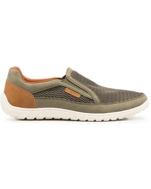 Bugatti Mesh Slip-On Trainers - Green