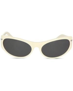Off-White c/o Virgil Abloh Oval-Frame Sunglasses - Grey