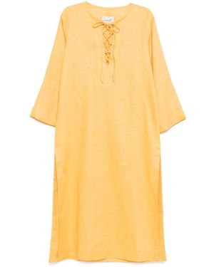 Bambah Vestido con lazo - Amarillo