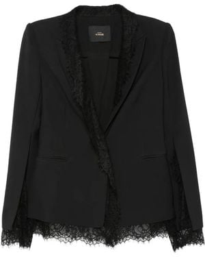 Twinset Blazer Mit Cape-Ärmeln - Schwarz