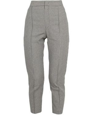 Isabel Marant Houndstooth Pants - Grey