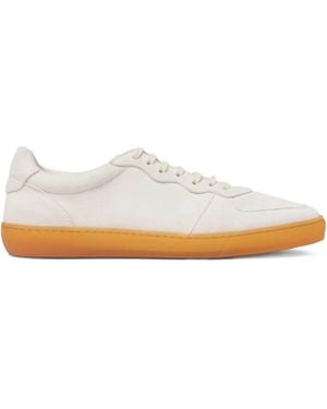 SCAROSSO Suede Trainers - White