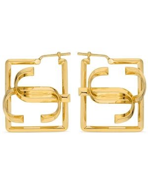 Jimmy Choo Square Jc Ohrringe - Mettallic