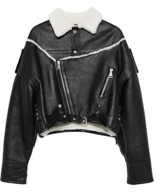 Manokhi Jack Met Lammy Afwerking - Zwart