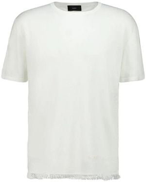 Alanui Fringed-Hem T-Shirt - White
