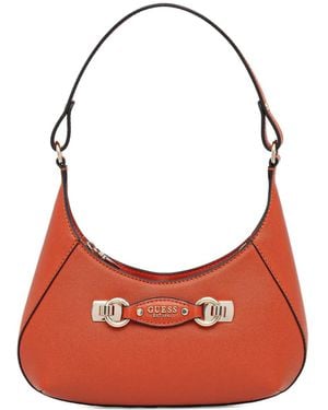 Guess Mimina Ring-Detail Tote Bag - Red