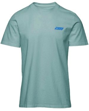 Aztech Mountain Planet Aspen Logo-Print T-Shirt - Blue