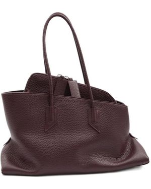 トートバッグ The Attico Structured Crocodile-Effect Brown Bag With TotebrownFF_dcdfb64e-4103-4075