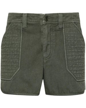 Zadig & Voltaire Sei Twill Mini Shorts - Green