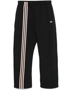 adidas スリーストライプス トラックパンツ - ブラック
