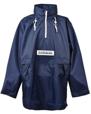 Martine Rose Zip Hooded Parka - Blue
