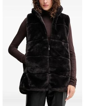 Save The Duck Nives Faux-Fur Gilet - Black