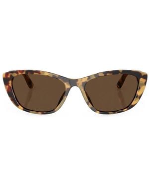 Dolce & Gabbana Cat-Eye Sunglasses - Brown
