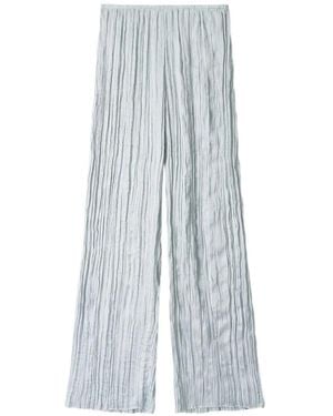 STAUD Nami Pleated Trousers - White