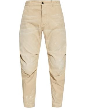 DSquared² Cotton Pants - Natural