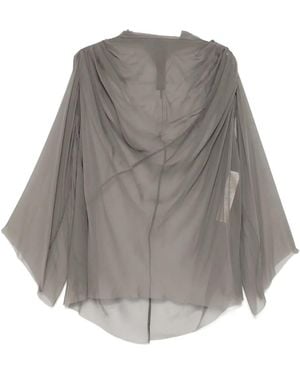 Rick Owens Bluse aus Seide - Grau