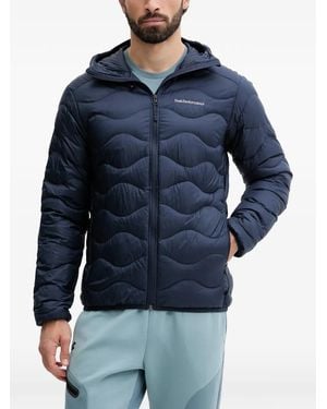 Peak Performance Helium Hooded Padded Jacket - Blue