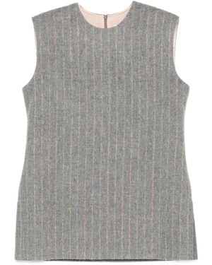 Carven Canotta Gessata - Grigio