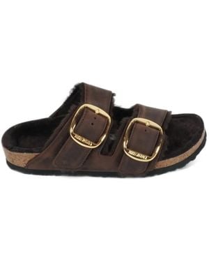 Birkenstock Sandalias Arizona Big De Hebilla - Marrón