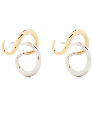 Charlotte Chesnais Hana Two-Tone Earrings - Natural
