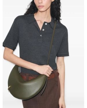 Tory Burch Pierced Shoulder Bag - Grey
