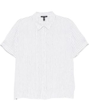 Eileen Fisher Camicia A Maniche Corte - Bianco