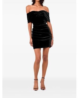 Nicholas Maria Off-Shoulder Dress - Black