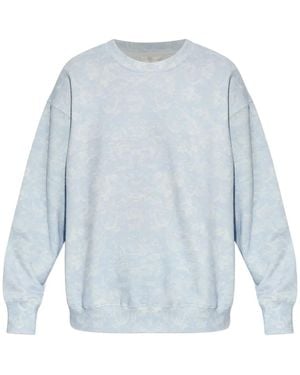 LoveShackFancy Gemustertes Palo Sweatshirt - Blau