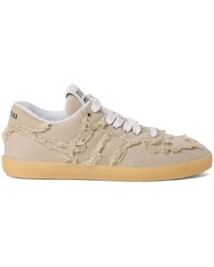 Miu Miu Zapatillas vaqueras - Blanco