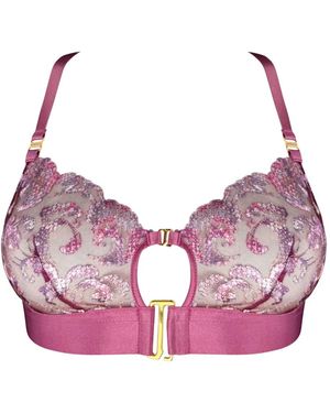 Bordelle Siren Floral Bra - Pink