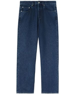 Palm Angels Mw Classic Logo Loose Dnm Pnt Clothing - Blue