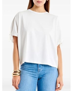 ViCOLO Chemise À Lien De Resserrage - Blanc