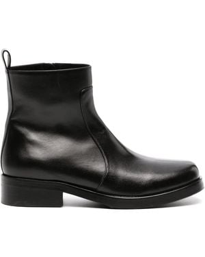Studio Nicholson 40Mm Leather Boots - Black