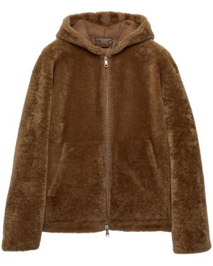 Prada Shearling Jacket - Brown