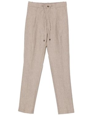 Berwich Spiaggia Drawstring Trousers - Natural