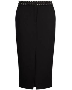 Liu Jo Studded Midi Skirt - Black