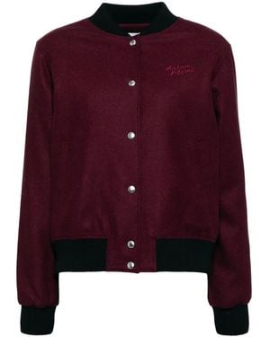Maison Kitsuné Teddy Blouson - Purple