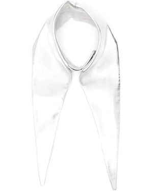 MITILIANE COUTURE Ring Leather Tie - White